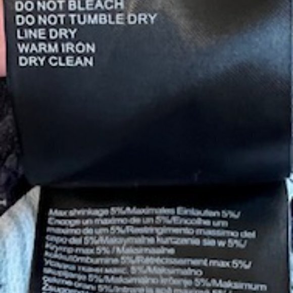 SALE!! 2 for $15 Vero Moda Floral Long Sleeve Top Small Pin Stripe Blue - Picture 11 of 11